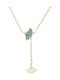 Folli Follie Mystic Petals Colier Placat cu aur