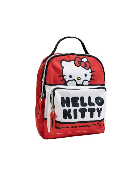 Hello Kitty Kinder Rucksack Rot