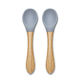 Lorelli Baby Set with Spoons made of Silicone f...