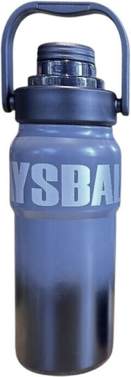 Bottle Thermos Stainless Steel / Plastic 660ml Grey/black