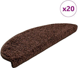 Treppenmatten 20 Stück Braun 65 x 21 x 4 cm
