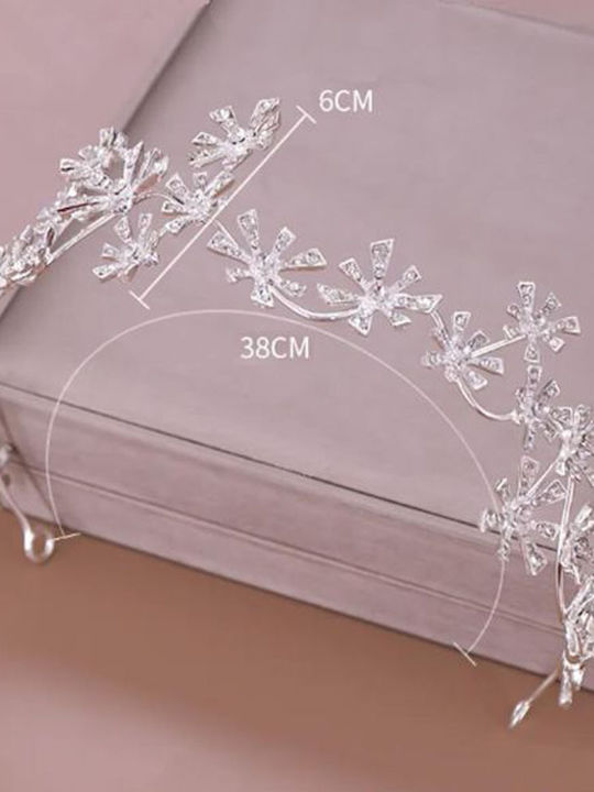 Beautiful Crystal Bridal Hair Decoration Silver Aneta Dimensions Length 38cm Width 6cm