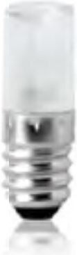 Λαμπάκι Neon E10 240v Λευκό 0.5w 360° D:10mm L:30mm