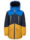 Wasserdicht Kinder Freizeitjacke mit Kapuze Blau