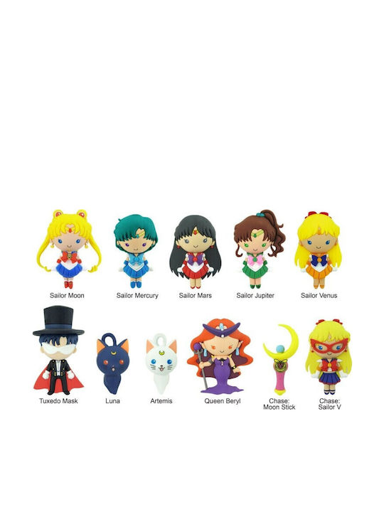 Sailor Moon 3D PVC Ключодържатели Серия 1 Дисплей 24