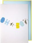 Greeting Card Oh Boy Sky Blue