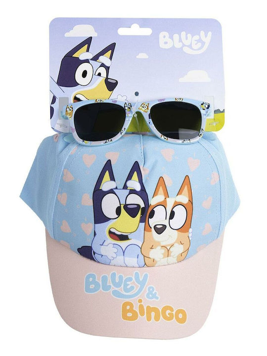 Bluey Παιδικό Καπέλο Jockey Μπλε