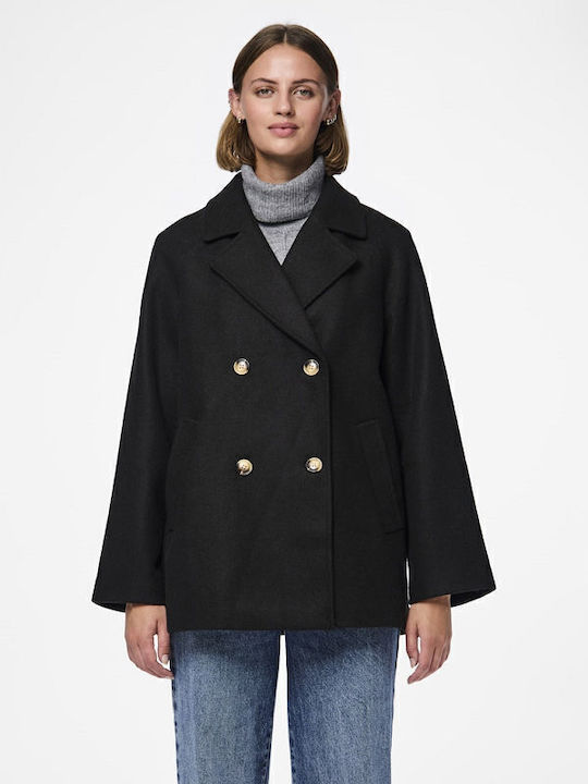Pieces black Half-coat