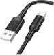 Borofone USB 2.0 Cable USB-C male - USB-A 20W Black 1m