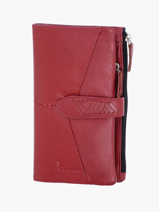 Bartuggi Leather Women's Wallet Classic Red
