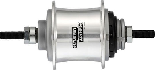 Sturmey-Archer A2 2-Gang Automatiknabe 36 Löcher Silber