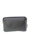 Leder Herrentasche Handtasche Schwarz