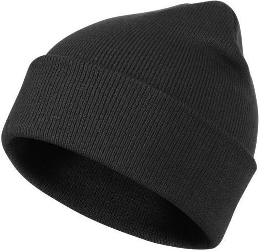 Beanie Unisex Σκούφος Πλεκτός σε Μαύρο χρώμα