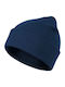 Beanie Unisex Beanie Gestrickt in Blau Farbe