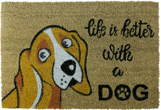 Πατακι Εισοδου Κοκοφοινικα Lifebetterwithdog Sl8623 40x60 San Lorentzo 8623