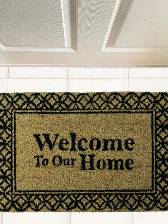Πατακι Εισοδου Κοκοφοινικα Welcome To Our Home Sl8582 40x60 San Lorentzo 8582