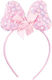 Bow Carnival Headband Pink