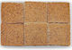 Blau Coco-Matte 10x10x1,5cm 6Stk