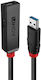 Lindy USB 2.0 Cable USB-A male - USB-A female Μαύρο 5m 43401