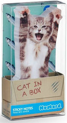 Αυτοκόλλητα Χαρτάκια Σημειώσεων Cat In A Box 150 Φύλλα Mum16079b