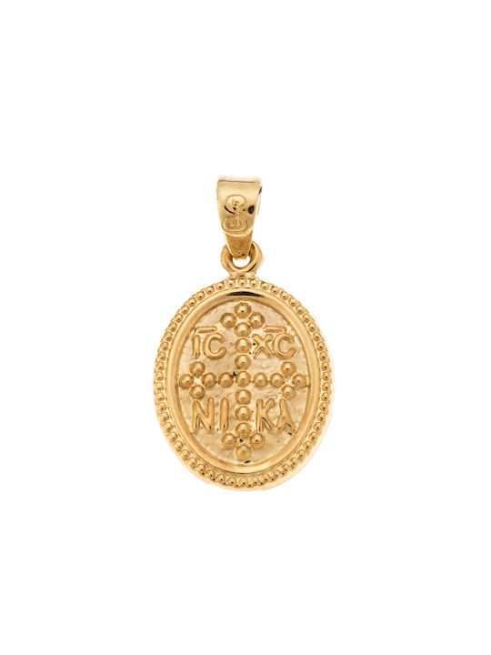 Anhänger Kinder Amulett Konstantinato aus Gold 14K 32265