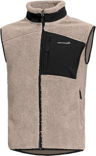 Pentagon Pentagon Jagdwesten Fleece Summit Sherpa Desert Tan