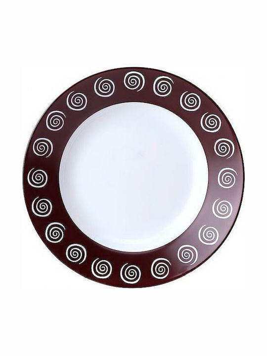 Luminarc Plate Soup Glass Brown 22cm