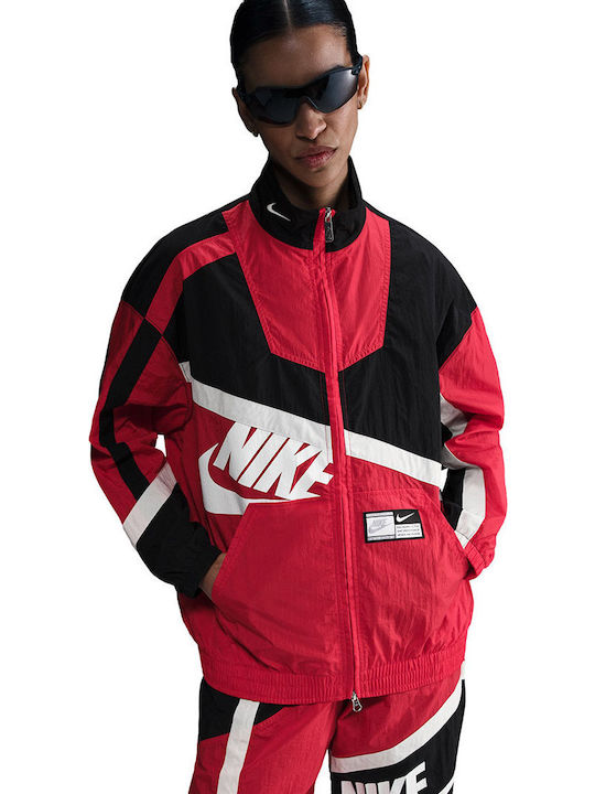 nike jacket red colour