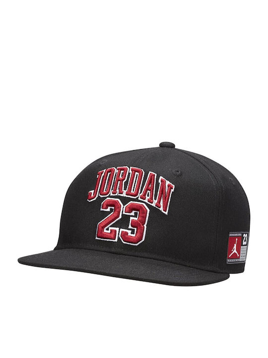 Jordan Παιδικό Καπέλο Jockey Υφασμάτινο Μαύρο