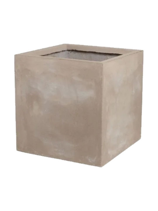 Harmony Γλάστρα Πήλινη Taupe 50x50x51εκ.