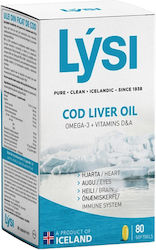 Lysi Ulei De Ficat De Cod 500mg 80 Capsule Moi