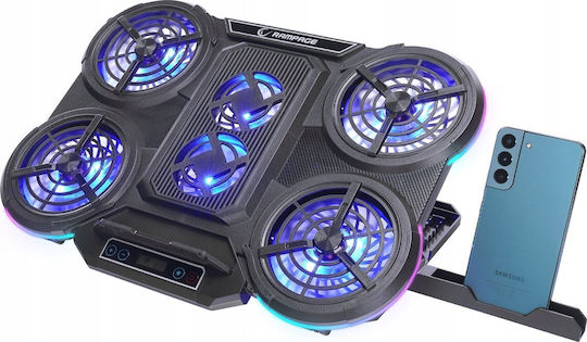 Rampage Cooling Pad for Laptop with 6 Fans (WEN-NB-RMPG-004)