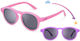 Nanovista Round Baby Kids Sunglasses with Polarized Lens Pink for 1-4 Years