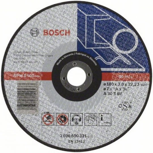 Bosch 2608600321 Cutting Disc Metal Hole Diameter 180mm 1pcs