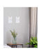 Agora Lighting Ρυθμιζόμενο Κρεμαστό Φωτιστικό Twisted Glass Scandinavian Ράγα με Ντουί E27 36x46x90εκ.