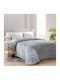 Quilt Doppel Lola Grau 220x240cm