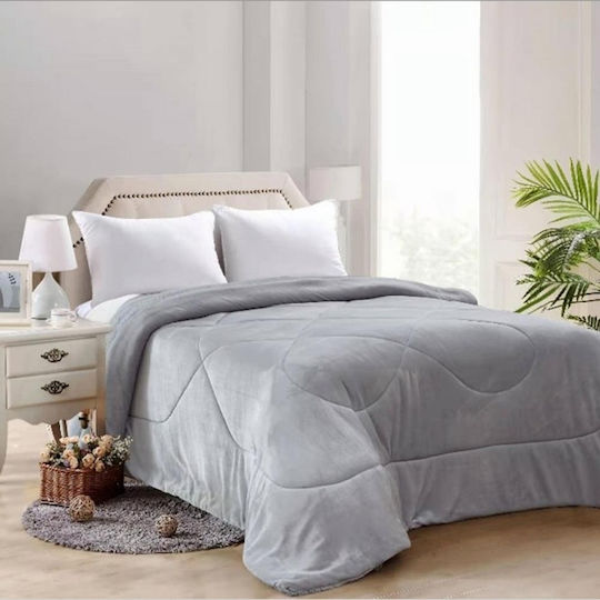Κουβερτοπάπλωμα Υπέρδιπλο Lola Γκρι 220x240εκ Κουβερτοπάπλωμα Υπέρδιπλο Lola Γκρι 220x240εκ