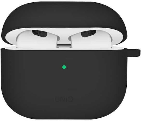Uniq Nexo Θήκη Σιλικόνης σε Μαύρο χρώμα για Apple AirPods 4