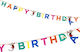 Γιρλάντα Happy Birthday Animals