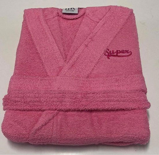 Hatzitex Kids Hooded Bathrobe Pink
