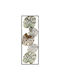 Metal Wall Decor Fylliana Leafs Fl608 Gold-Grey-Mint Color 31x4x90cm 161-125-208