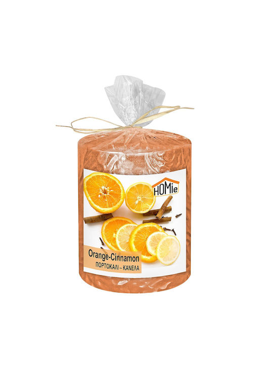 Scented Candle Trunk Φ7x7.5cm Φ6.5x7cm Homie 5788 Orange