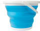 Faltbarer Silikon-Eimer 10L Blau