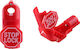 Volte-tel Anti-theft Security Hook Stop Lock 8mm Red