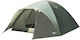 High Peak Nevada 4 Camping Tent Igloo Mountaineering Green with Double Cloth 3 Seasons for 4 People Waterproof 3000mm 240x210x130cm Dark Green