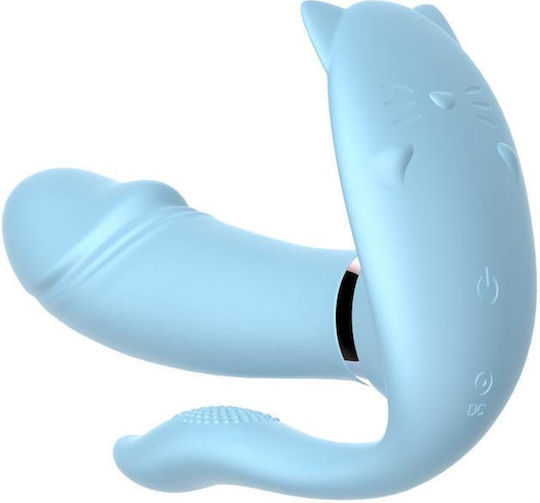 Mini Vibrator 11.4cm Light Blue