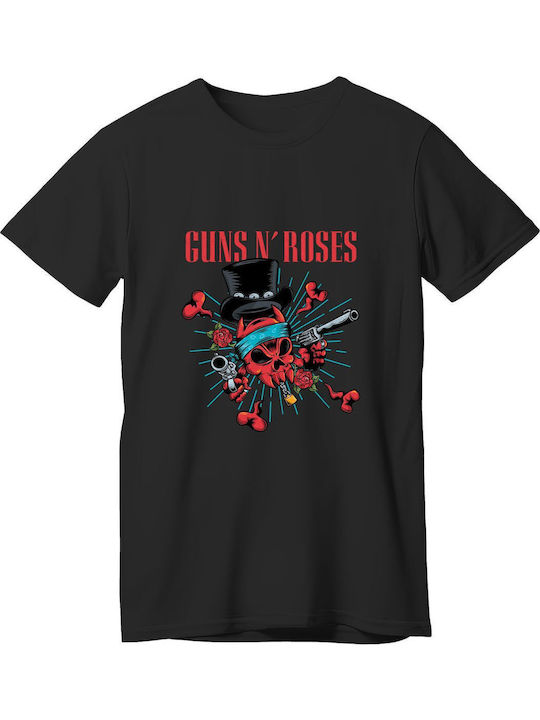 T-shirt Gnr Art3 Rock Avenue Black