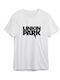T-shirt Linkin Park Logo Name Art1 Rock Avenue White