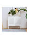 Vidaxl Cabinet Doors Louvred Design 2 Pieces White 39.5x29.5 Cm White