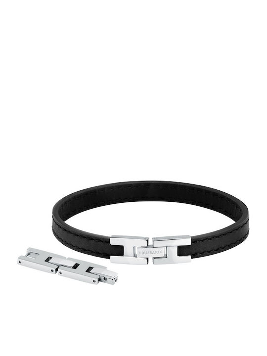 Trussardi T Leder Herren Armband Leder